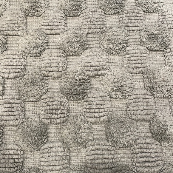 World Market Hand-Woven Checkered Bath Mat - Picture 2 of 7